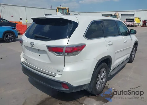 2015 Toyota Highlander Le Plus V6 z USA, uszkodzony, nr VIN 5TDZKRFH9FS117911